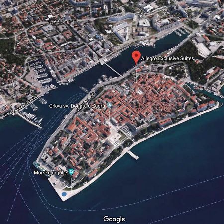 Allegro Exclusive Suites Old Town Center Zadar Eksteriør billede