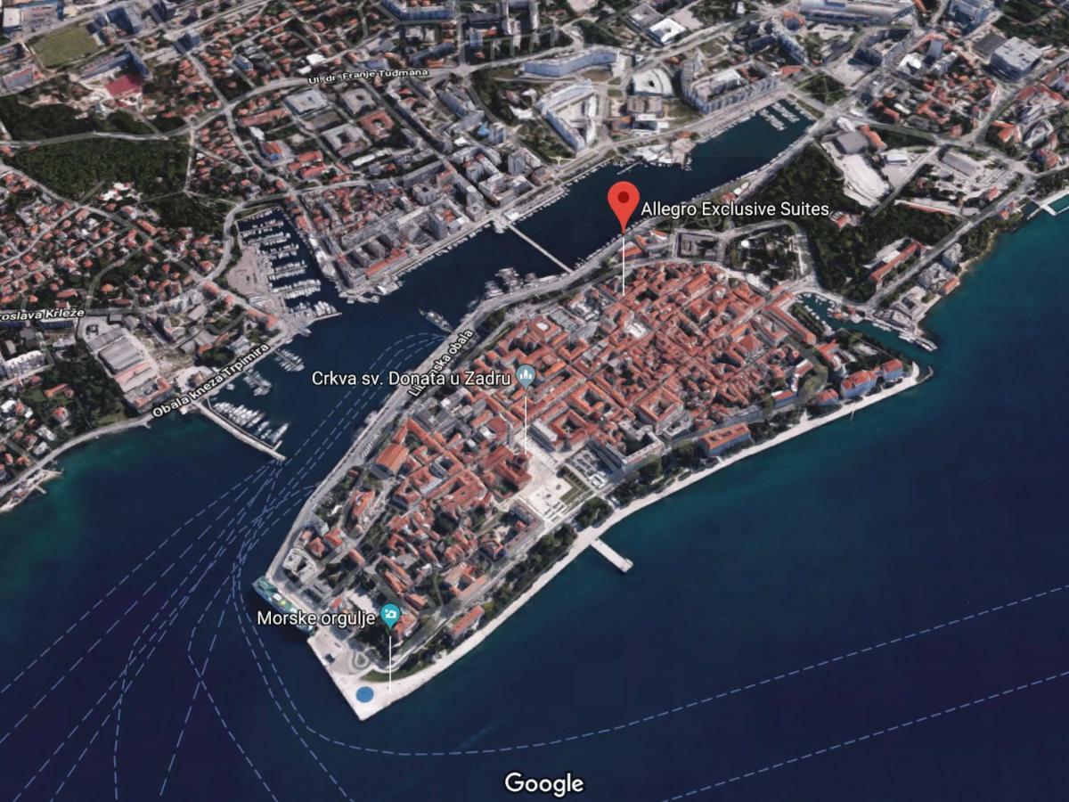 Allegro Exclusive Suites Old Town Center Zadar Eksteriør billede